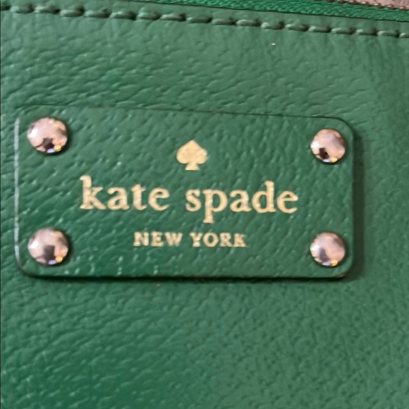 Kate Spade Green Crossbody Bag with Gold Accents - Picture 2 of 4